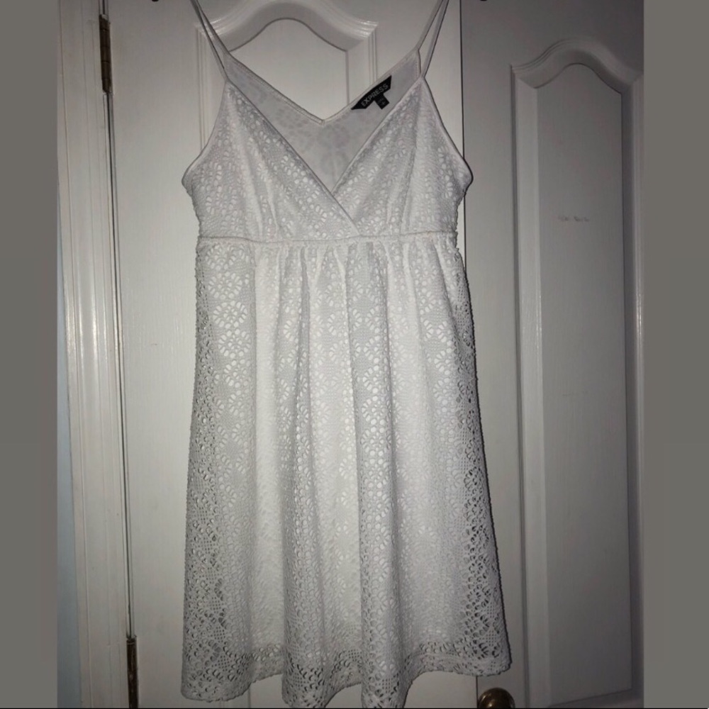 Express white dress